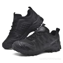 Men Tactical Boot Anti-Slip Work Safety Shoes Waterproof Special Force Army Boots Male Hiking Boot Outdoor Travel Shoe Anti-slip