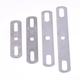 1Pc 304 Stainless Steel Thickened Double Hole Straight Flat Gasket - Bolt Fastening Blocking Plate Hardware Accessory