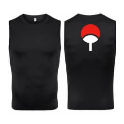 Anime Graphic Sleeveless Compression Shirt For Men Athletic Quick Dry Tank Tops Tees Gym Workout Fitness Running Vest Baselayers