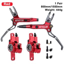Bicycle Hydraulic Disc Brake 2 Piston MTB Brake Caliper IIIPRO E2 Mountain Bike Brake Oil Pressure 800/1550mm Front Rear Brake