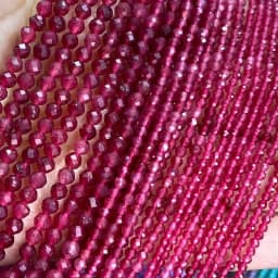2 3 4MM Faceted Stone Beads Natural Apatite Agate Jade Amethyst Tourmaline Round Spacer Beads for Jewelry Making Diy Bracelet
