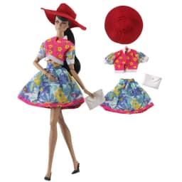 1 Set BABI Doll Clothes 1:6 Scale Dress Outfit for 11.5 inch 30cm Doll Many Style for Choice Gifts for Girls #2