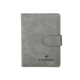 Leather Passport Holder Covers Case Waterproof Travel Credit Card Wallet Cute Passport Book for Women/Men Buckle Passport Cover