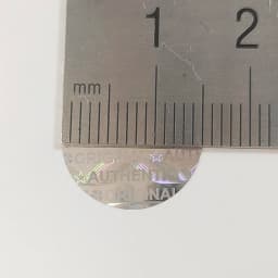100pcs 15mm Hologram Security Seal GENUINE AUTHENTIC ORIGINAL Label Sticker VOID Left If Tampered Holographic Impossible to Copy