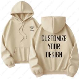 DIY Custom Your Brand Logo Heavy Weight New Autumn Winter Casual Thick Fashion Men's Woman's Top Solid Color Hoodies Sweatshirt