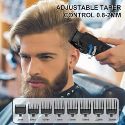 Sccttmon 2pc Retro Hair Clipper Barber Electric Trimmer Multi-Function Oil Head Carving Beard Shaver Hair Removal Device Set