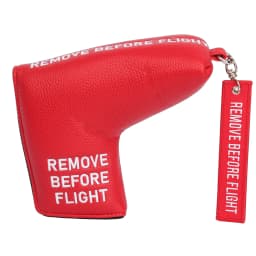 Red Remove Before Flight Golf Headcover Golf 460CC Driver Cover Wood Hybrid Mallet Cover