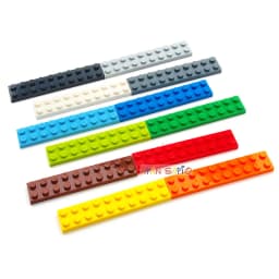 20pcs DIY Building Blocks Thin Figures Bricks 2x10 Dots Educational Creative Size Compatible With 3832 Plastic Toys for Children