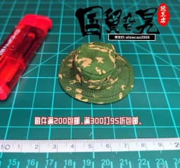 1/6 Scale Soldier Helmet Hat Gas Mask Special Forces Helmet Model 1/6 Tank Soldier Hat Machine Gunner Night Vision Apparatus