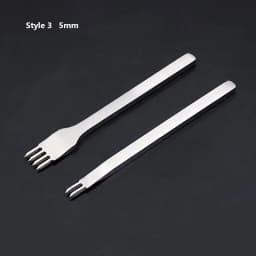 3/4/5/6mm Spacing Punch Tool For Leather Hole Punches Tool Lacing Stitching Sewing DIY Leather Craft Tools 1/2/4/6 Prong