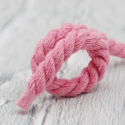 Halloween Christmas Cotton Shoelaces 8 Solid Color 8mm Wide Round Thick Rope Fall Winter Three-Strand Twisted Multiple Sizes