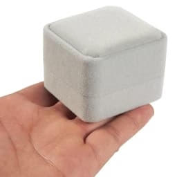 6PCS Square Velvet Ring Box Rings Earrings Studs Storage Organizer Jewelry Gift Case Romantic Proposal Wedding Ring Box