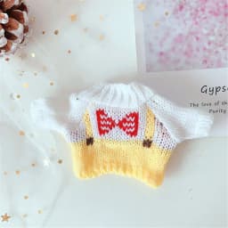 Doll Clothes for 20cm Dolls Plush Doll's Clothing Sweater Stuffed Toy Dolls Outfit for Idol Dolls Accessories