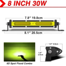 NAOEVO 4x4 Off road Led Light Bar Super Slim 120W 12V 24V 7 12 inch Driving Fog LED Work Lamp For Auto ATV SUV Tractor Boat Jeep
