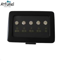 Diamond Zirconia Size Reference Contrast Carat Weight Diameter Special Cut Scale Master Teaching Tool Gemstone Contrast Tool