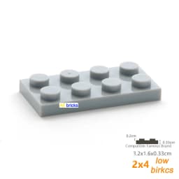 120pcs Bulk Building Blocks Thin Figure Bricks 2x4 Dots Educational Creative Size Compatible With 3020 Plastic Toys for Children