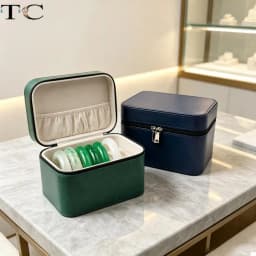 Large Capacity Bracelets Storage Case Leather Fabric Jewelry Box Bangle Organizer Business Jewelry Packaging