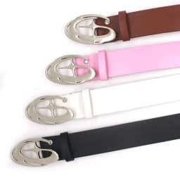 IEFB New Trendy Belt Abstract Three-dimensional Cross Star Design Buckle Waistband Jeans Skirt Accessories Fashion Belts 9W490