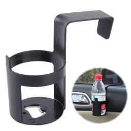 Car Cup Stand Phone Holder Mount Tray Side Door Window Storage Barrel Pocket Hanging Storage Rack with Auto Interior Accessories