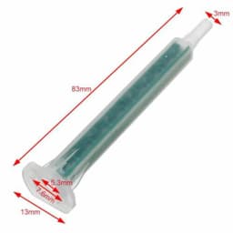 50pcs 16 Knots Mixing Tips Mixer Nozzles Mixer Tips Static Mixer Resina Epoxi Epoxy Resin Epoxy Glue Syringes Accessories