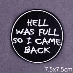 Flame Letters Stickers Iron On Patches For Clothing Thermoadhesive Patches Punk Skull Embroidered Patches On Clothes Badges DIY