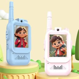 Kids Walkie Talkies with Video 2 Pack Rechargeable Kids Video Walkie Talkies Christmas Birthday Gifts for Boys and Girls