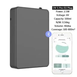 Coverage 500m³ Smart Essential Oil Diffuser Bluetooth App Control Wall Mounted Aroma Diffuser Scent Machine For Hotel Home