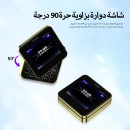 SERVO Rotatable Mini Mobile Phone 2G GSM 2 SIM Standby Magic Voice FM Radio Quick Dialing Button Slider Small Cellphones