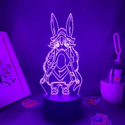 Anime Made in Abyss Nanachi 3D LED Neon Night Lights Kawaii Birthday Gift for Friend Otaku Bedroom Decor Nanachi Manga Lava Lamp