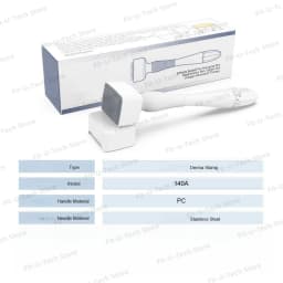 On Sale Derma Stamp Microneedling Face Roller Massager Adjustable Titanium Needle Length Skincare Beard Growth Scalp Hair