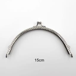 20 PCS 6.5/8.5/10.5/12.5/15.5CM Glossy Silver Basic Semicircle Metal Purse Frame Kiss Clasp Lock DIY Bag Accessories 5 Size