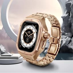 Luxury Stainless Steel Mod Kit for Apple Watch Ultra 49MM 2/1 for IWatch Series Ultra Liquid Silicone Strap Replace Accessories