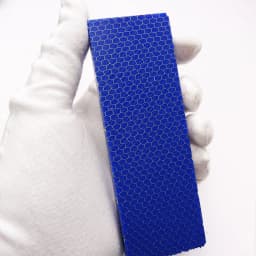 2pieces C-Tek Knife Handle DIY Material Plate Resin Material Snake Grain Honeycomb Pattern Slingshot Handle 120x40x8mm