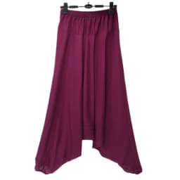 Women Summer Harem Pants Casual Cotton Solid Elastic Waist Wide Leg Pants Bottoms Loose Long Trousers 13 Colors