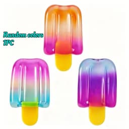 NeeDoh Nice-Sicle Popsicle Sensory Squeeze Toy Super Stress Ice Lolly Relief for Kids Adults Summer Easfestival Gifts