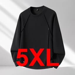 Spring Autumn Sweatshirts Men 10XL Plus Size Sweatshirt Fashion Casual Solid Color Sweatshirt Pullover Male