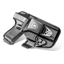 IWB Compatible with G17/19/22/23 Gen 3-5,G31/32 Gen 3-4,G19X/44/45,Concealed Carry,Leather Holster Right Hand