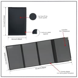 Transparent Plastic Document Sleeve Vehicle Registration And Insurance Card Holder for Car/Motorcycle Papers