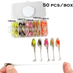 TEUKIM TPE Fishing Soft Artificial Worm Lures 0.9g 45mm Soft Plast Flexible Bait Swimbait Maggots Jigging Wobblers Trout Jigging