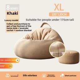 Lazy Sofa Bean Bag Single Person Can Lie Down and Sleep floor sofa muebles bean bag chair with filling