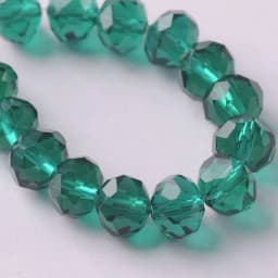 Solid Color 3x2mm 4x3mm 6x4mm 8x6mm 10x7mm 12x8mm Rondelle Faceted Czech Crystal Glass Loose Spacer Beads for Jewelry Making DIY