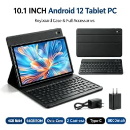 10.1 INCH T10 4GB RAM 64GB ROM Android 12 Tablet PC A6 CPU UNISOC SC9863A Processor, Type-C WIFI Octa-Core Cortex-A53