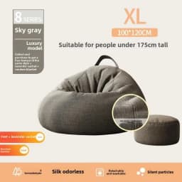 Lazy Sofa Bean Bag Single Person Can Lie Down and Sleep floor sofa muebles bean bag chair with filling