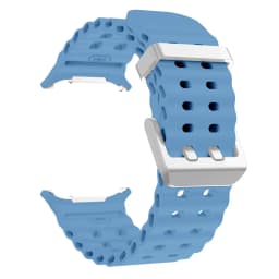 NEW Marine Silicone Strap for Samsung Watch Ultra 47mm Bracelet No Gaps Sport Two-Tone Band for Galaxy 8 Ultra Watchband Straps