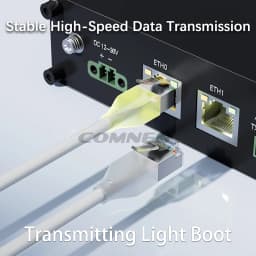 Shielded F/UTP Cat6a 10G Lighting Patch Cords 0.1m 0.2m 0.3m Network Patch Cables for Server Switches And Networking Equipment