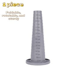 PHYHOO Bracelet Sizer Measuring Tool 6 Section Display Stand with Size Markings 5-9 Inch for DIY Jewelry Making and Bead Storage