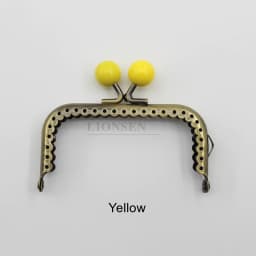 8.5cm Small Beads Antique Bronze Square Metal Purse Frame Handle for Clutch Bag Handbag Accessories Making Kiss Clasp Lock