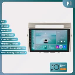 2 din Carplay Android Auto Radio For Toyota Corolla Verso AR10 2004-2009 Car Multimedia GPS autoradio RDS DSP 4G Octa Core 7862