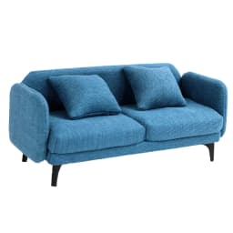 1:12 Dollhouse Wooden/Iron Fabric Double Single high-end Sofa Model Miniature Furniture Armchair Sofa Footstool Doll Decor Toy