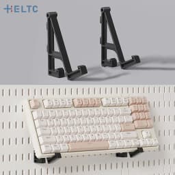 1Set White/Black Plastic Mechanical Keyboard Wall Hanger ABS Hook For Pegboard Hook Display Wall Perforated Board Mouse Stand